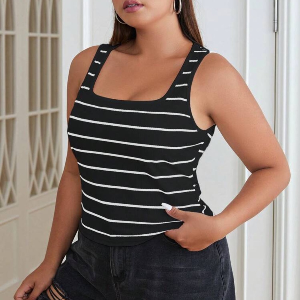 Never worn striped tank